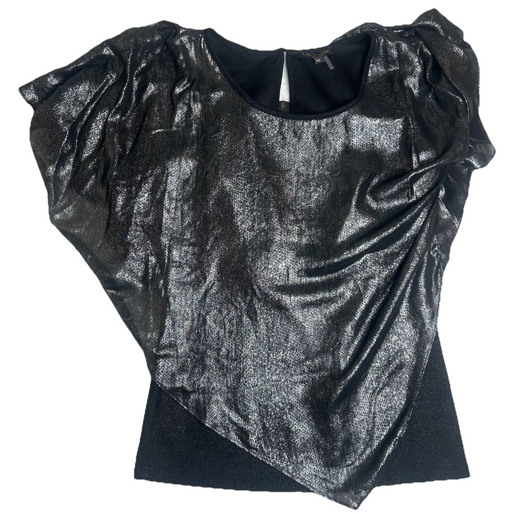Albert Makali XS Gray Christmas Blouse Classic